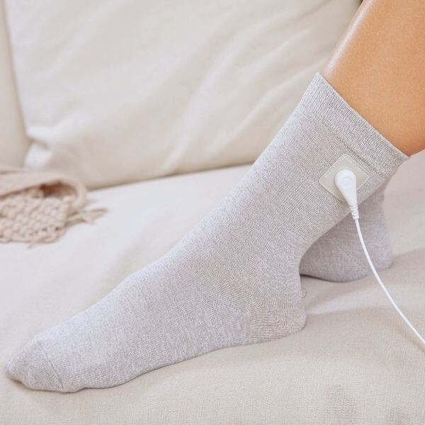 Conductive Silver Grounding Socks – Earthing Wellness Socks