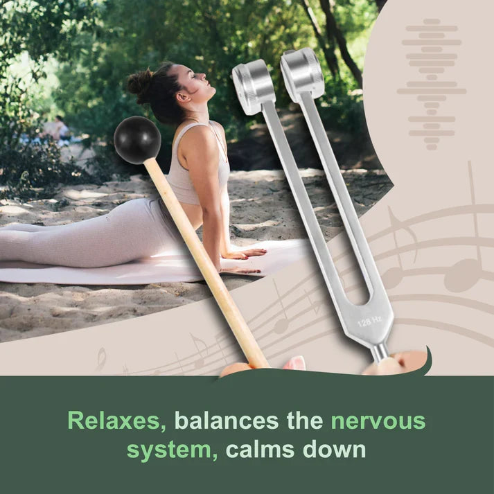 128 Hz Healing Frequency Instrument with Bonus Accessories