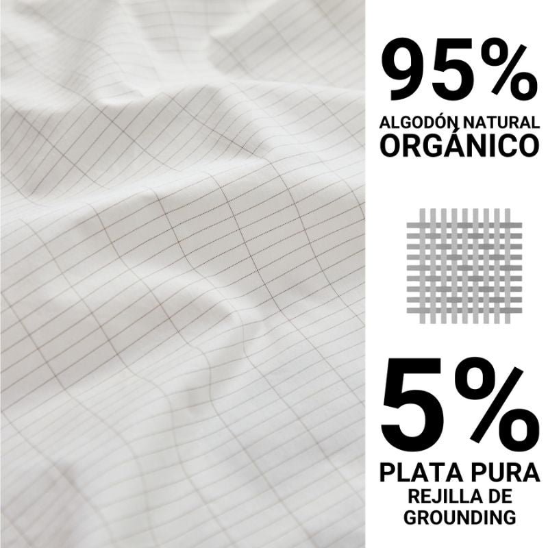 Organic Cotton Grounding Bedsheet – Natural Sleep Recovery