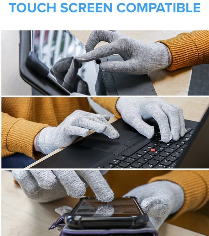 EMF Radiation Protection Gloves – Touchscreen Compatible