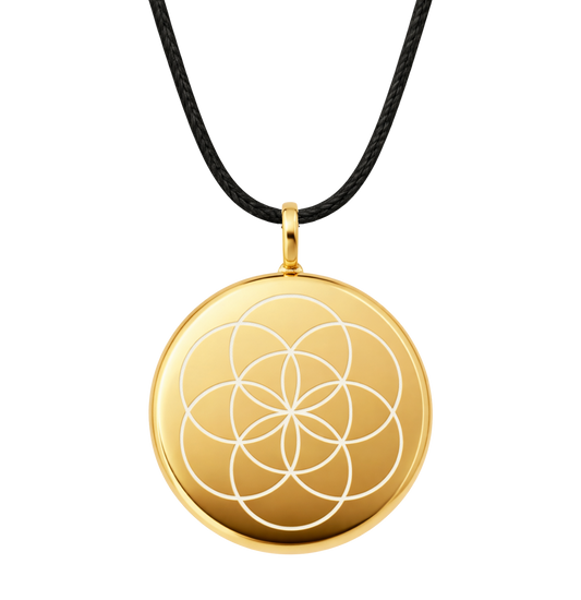 24K Gold Wearable Wellness Device – Frequency & Light Technology