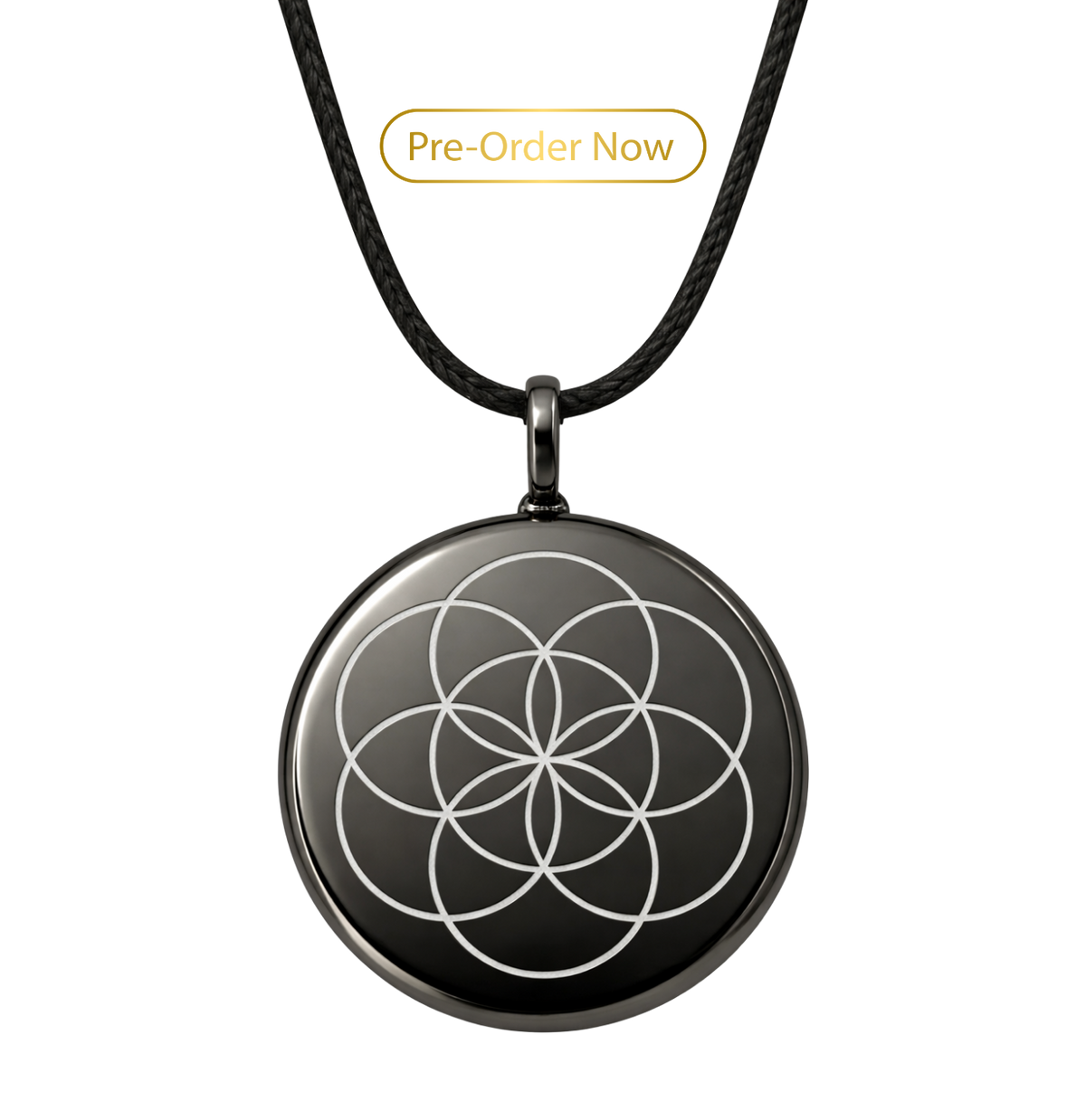 Black Nickel Wearable Frequency Wellness Device