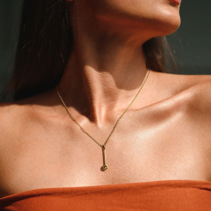 EMF Protection Pendant Necklace – Gold & Silver Plated