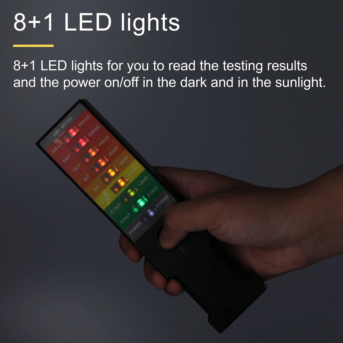 EMF Meter Handheld Electromagnetic Field Radiation Detector