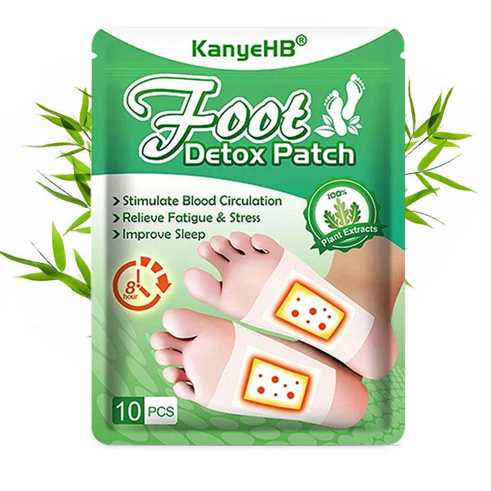 Bamboo detox foot patches pack