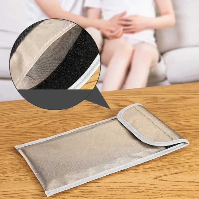 Faraday phone pouch with multi-layer shielding