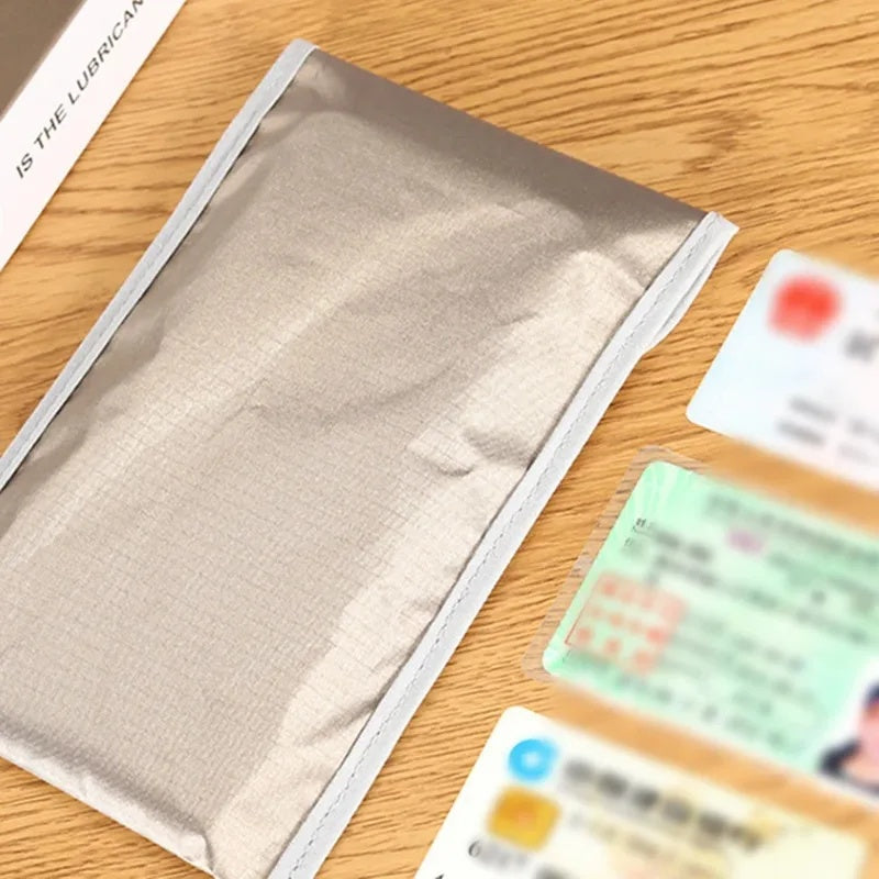 Faraday pouch protects cards