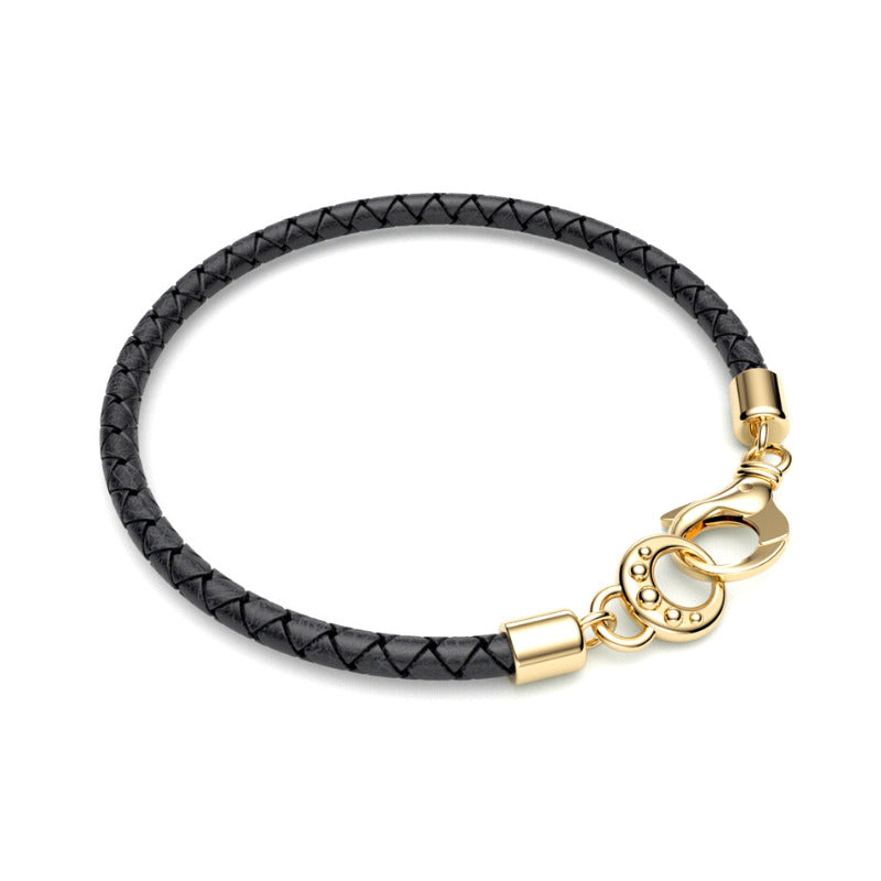 Black Gold Energy Bracelet with Click Clasp