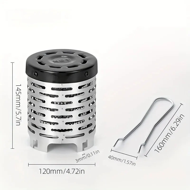 Stove heater dimensions