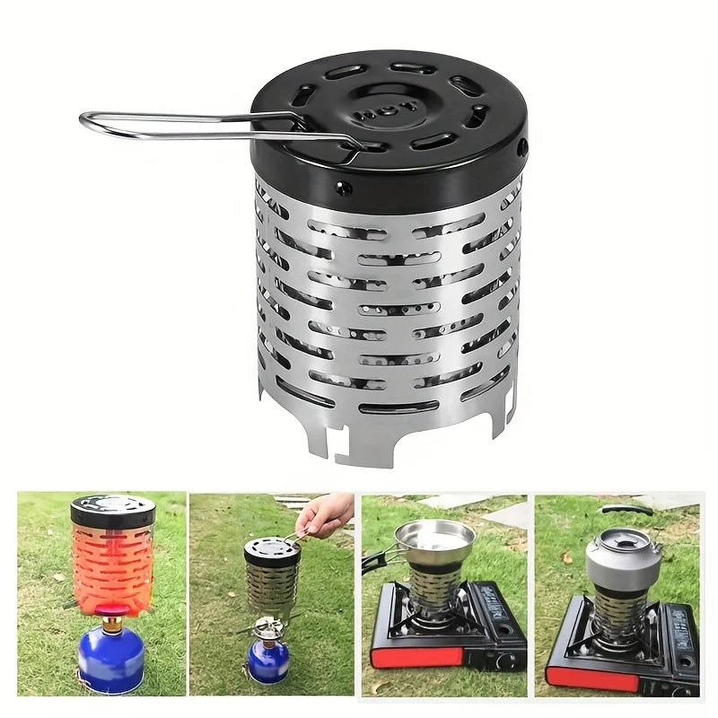 Stove heater with handle, used on different stoves