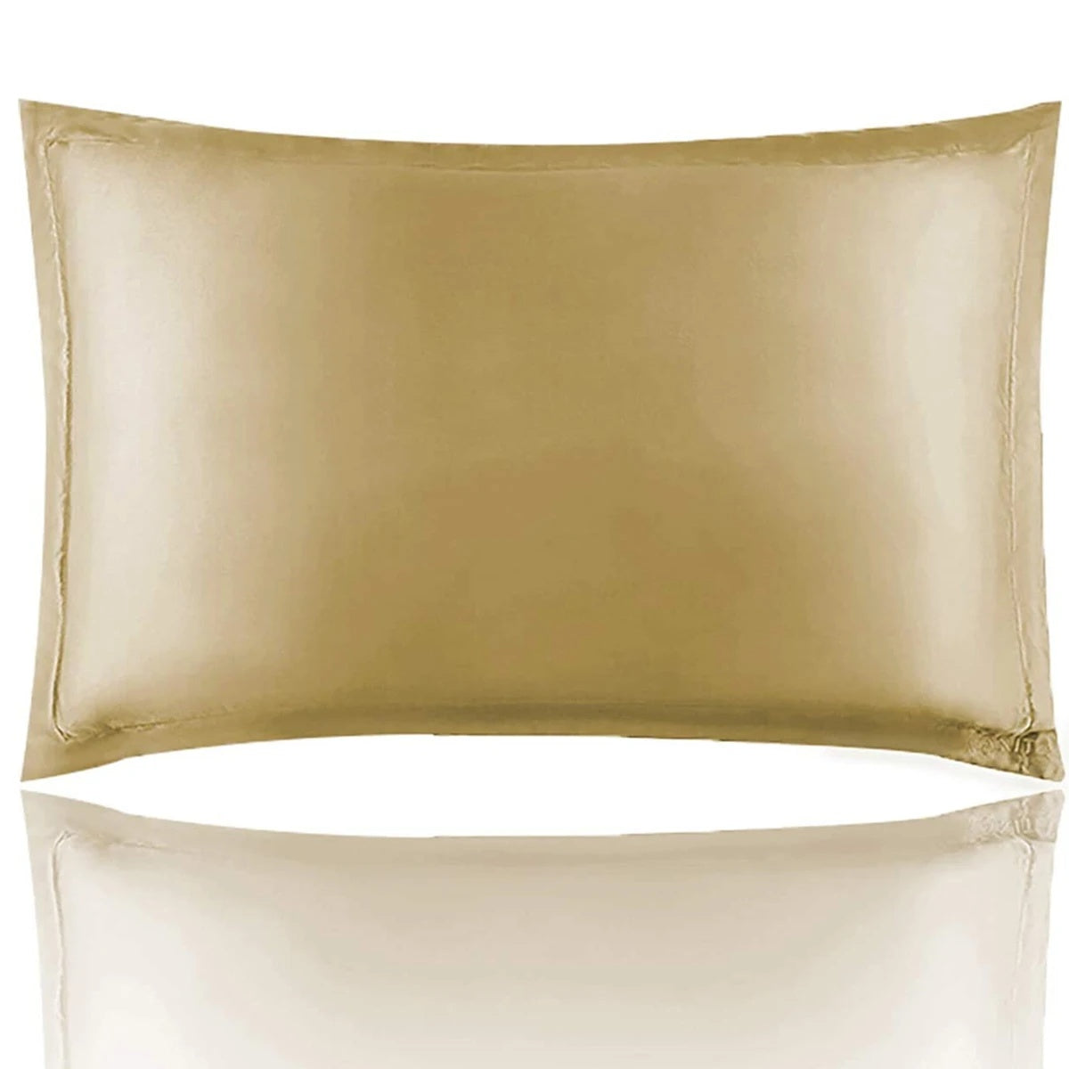 Champagne copper satin pillowcase