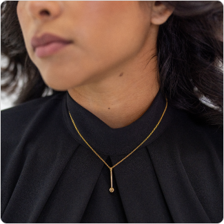 EMF Protection Pendant Necklace – Gold & Silver Plated
