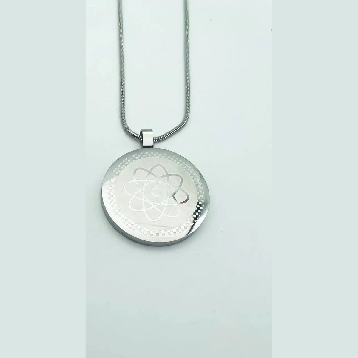 Silver scalar energy pendant