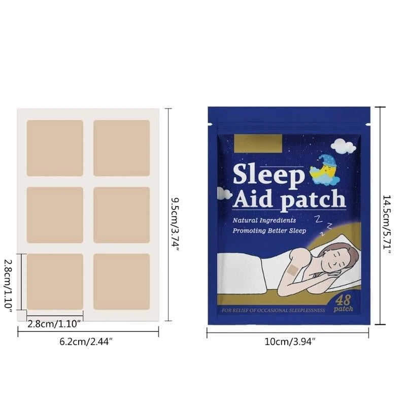 Sleep patch sheet and pack size