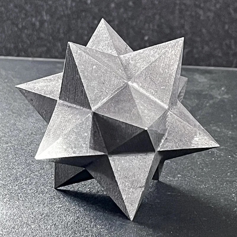 Shungite twelve-pointed star